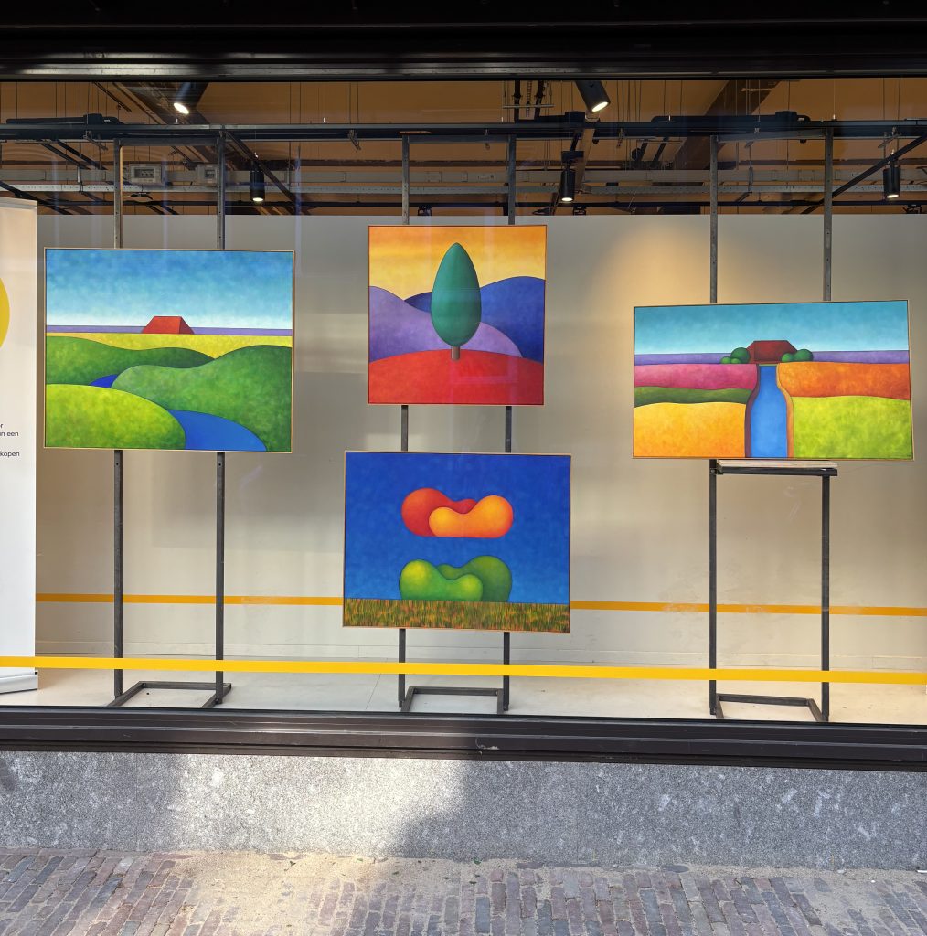 Kunstuitleen Alkmaar presenteert raamexpositie van Noni Plomp bij Jumbo Monique