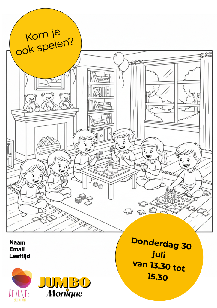 Kom jij ook gezellig spelen? 
